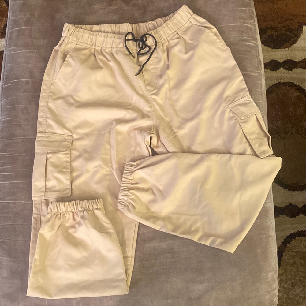 Khaki joggers